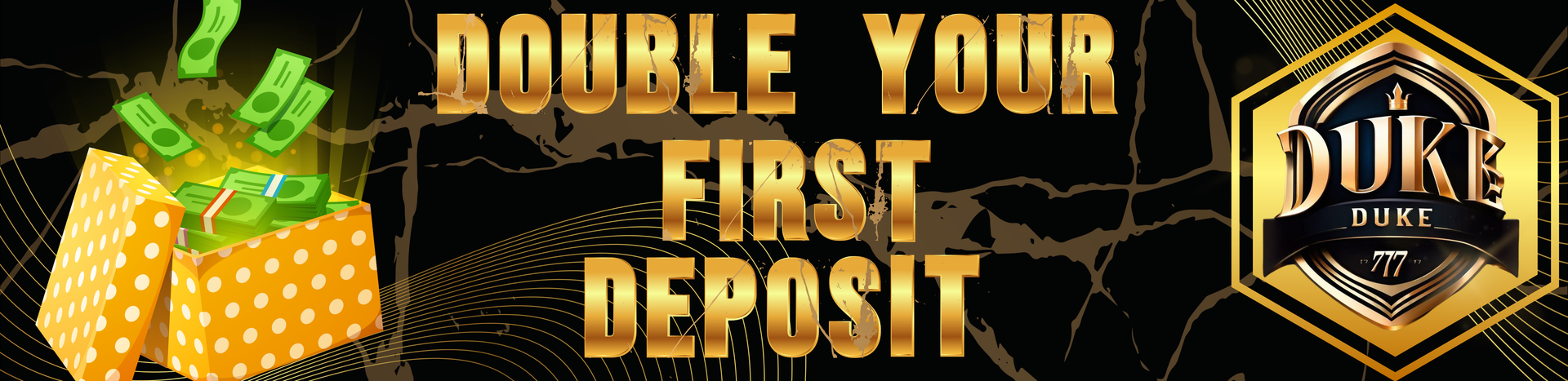 Double First Deposit Banner